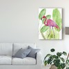 Trademark Fine Art Melissa Wang 'Tropical Flamingo I' Canvas Art, 14x19 WAG07356-C1419GG